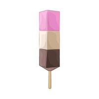 Illustration of ice cream stick vector