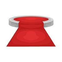 Illustration of red carpet vector