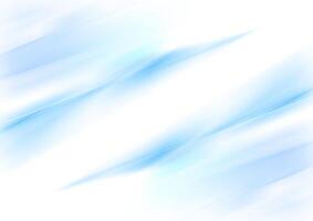 Abstract blue waves smooth gradient background vector