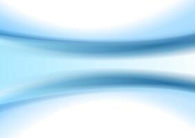 Abstract blue smooth blurred waves background vector
