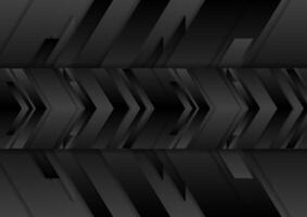 Black abstract tech arrows background vector