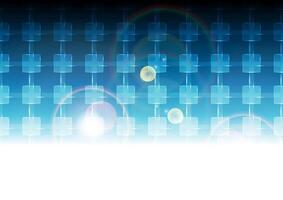 Blue vibrant tech background pattern vector