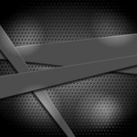 Abstract metal tech background vector