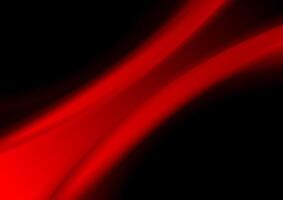 Abstract red smooth blurred waves background vector
