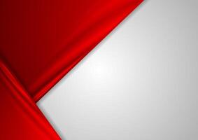 Abstract corporate red and grey background vector