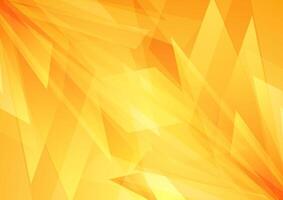 Orange bright abstract tech geometric shapes design vector