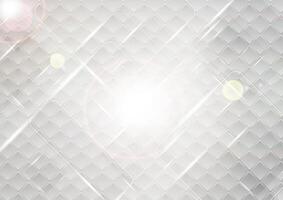 Abstract grey geometric background with squares vector
