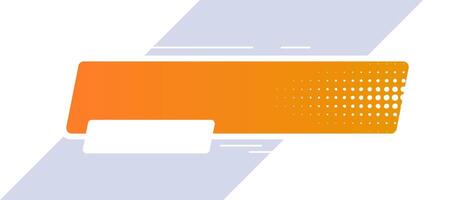 Futuristic lower third interface illustration. overlay element. vector