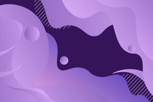 Abstract purple wave liquid shape pattern with circle combination gradient background pattern. Eps10 vector