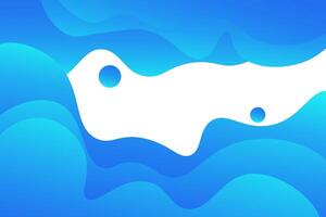 Modern abstract bright blue gradient wave liquid geometric background with liquid style gradient color. Eps10 vector