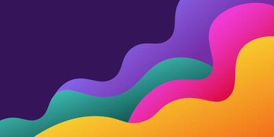 Abstract 3D background colored waves. Abstract paper cut. Abstract colored waves. Wavy banner. Color geometry design. Wave paper cut. Eps10 vector
