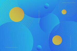 Modern abstract circle in blue with gradient background lines. Simple pattern for product advertising website display poster template. Eps10 vector