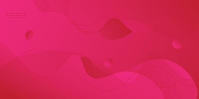 Bright pink abstract background with stripes. Creative wavy fluid style background. Eps10 vector