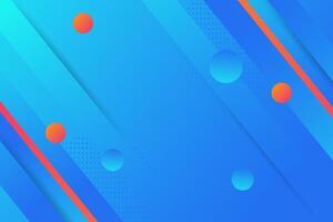 Luxurious abstract background with bright blue gradient with shadow and circles. Abstract rectangular box on simple background. vector