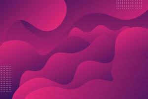 Purple geometric business banner design. Creative banner design with wave shape as template. Simple horizontal banner. Eps10 vector