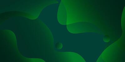 Abstract 3d background with green liquid wave pattern. Bright gradient color design. Simple background with abstract geometric pattern. Eps10 vector