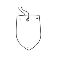 Outline Price Tag with String vector