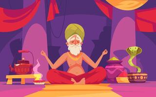 Gradient india travel background composition vector