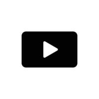 Play button icon isolated background. illustration vector
