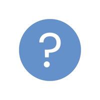 Help information icon isolated background. illustration vector