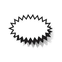 Speech bubble isolated on white background. design vector
