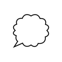 Cloud speech bubble. Talk bubble. design vector