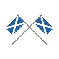 Scotland flag element design. Isolated on white background illustration vector