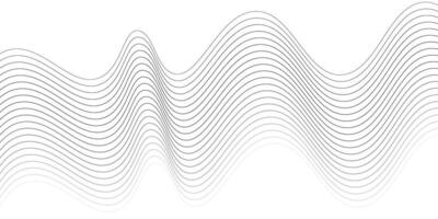 Abstract black gradient stripe line on white background, illustration. vector