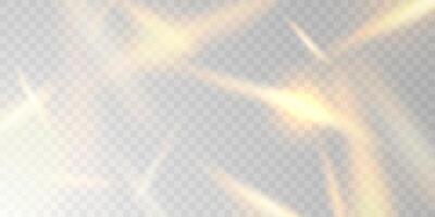 Multicolored light effect and zigzag ribbons falling from above on streamer, tinsel vector