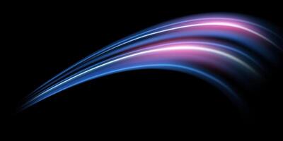 beautiful light speed line background on black background abstract design illustration vector
