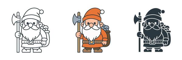 Dwarf icon symbol illustration isolated on white background vector