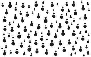 A black and white pattern with many small black dots vector