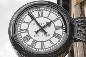 Vintage Clock on Building photo