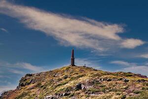 Chimney Stack on Rocky Hill at Cape Cornwall photo