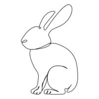 Grace in Lines The Art of the Rabbit vector