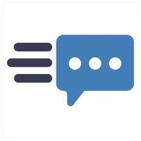 Message and chat icon concept vector