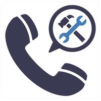 Assistance and help icon concept vector