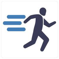 Running and sports icon concept vector