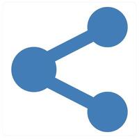 Share and data icon concept vector