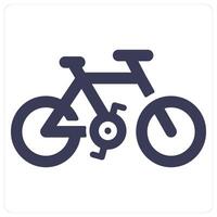 Bicycle and cycle icon concept vector