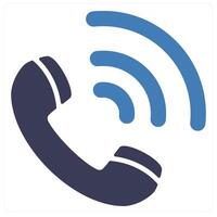 Calling and calling icon concept vector