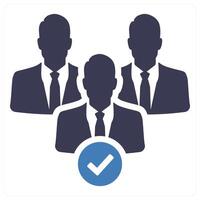 Team and group icon concept vector