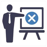 Identifying Errors and appearance icon concept vector