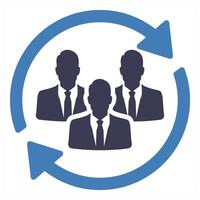 Inclusion and group icon concept vector