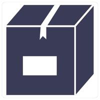 Parcel and package icon concept vector