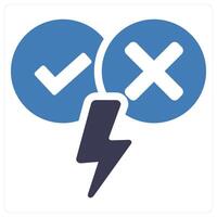 Argument and conflict icon concept vector