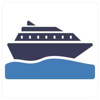 Ship and marine icon concept vector