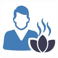 Wellness and health icon concept vector