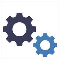 Optimization and configuration icon concept vector