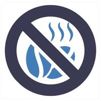 No Caffeine and label icon concept vector